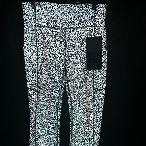 lululemon athletica Pants - REFLECTIVE SeaWheeze 2018 Lululemon Speed Up Crop